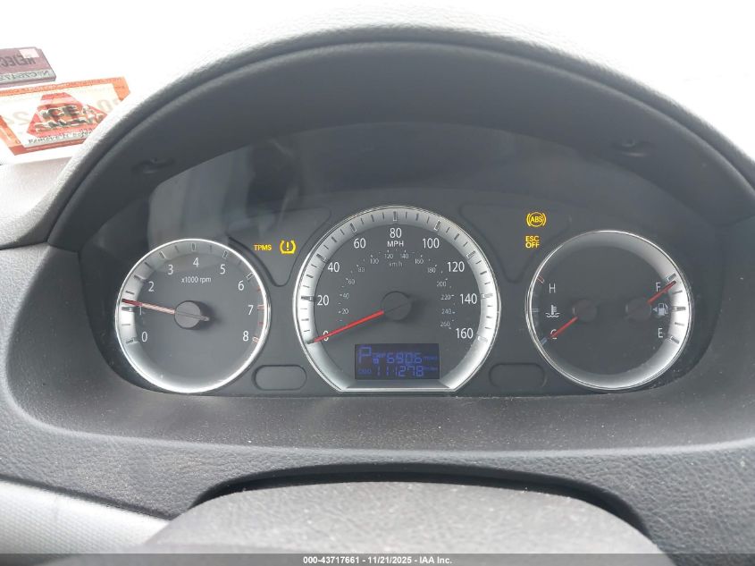 2009 Hyundai Sonata Gls VIN: 5NPET46C29H455924 Lot: 43717661