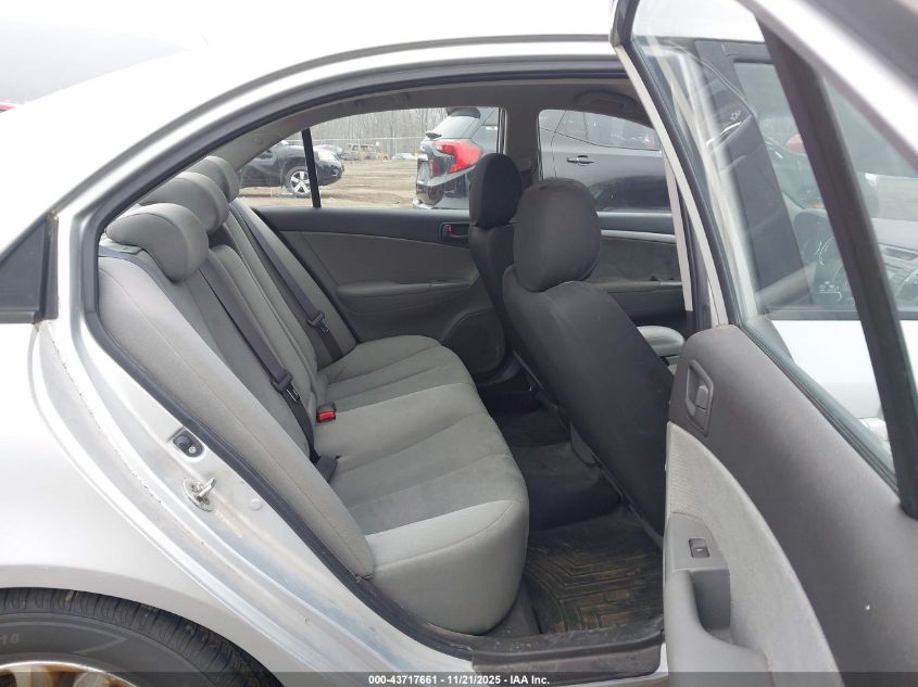 2009 Hyundai Sonata Gls VIN: 5NPET46C29H455924 Lot: 43717661