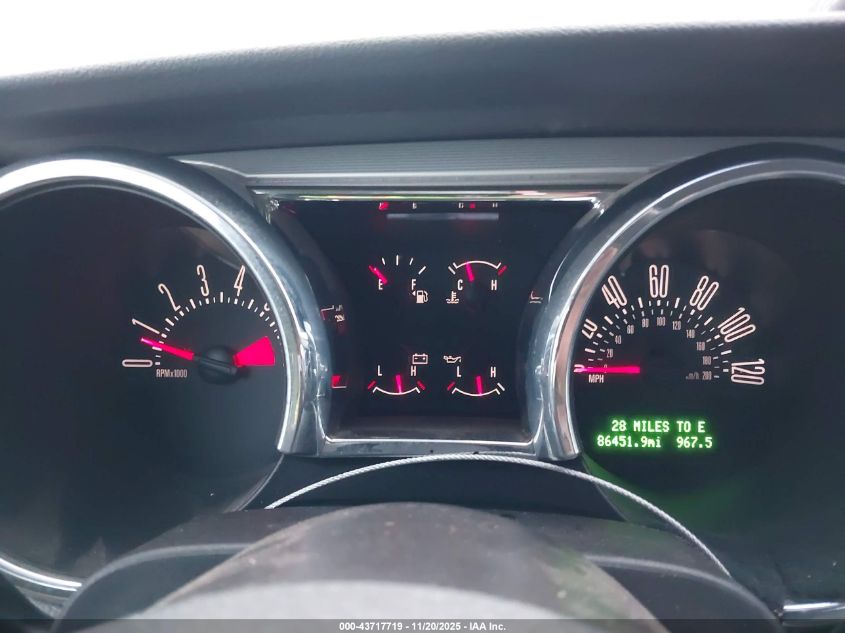 2007 Ford Mustang V6 Deluxe/V6 Premium VIN: 1ZVFT80N775317294 Lot: 43717719