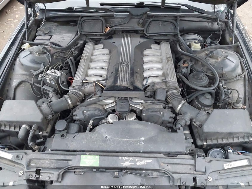 2001 BMW 750Il VIN: WBAGJ03461DD74181 Lot: 43717751