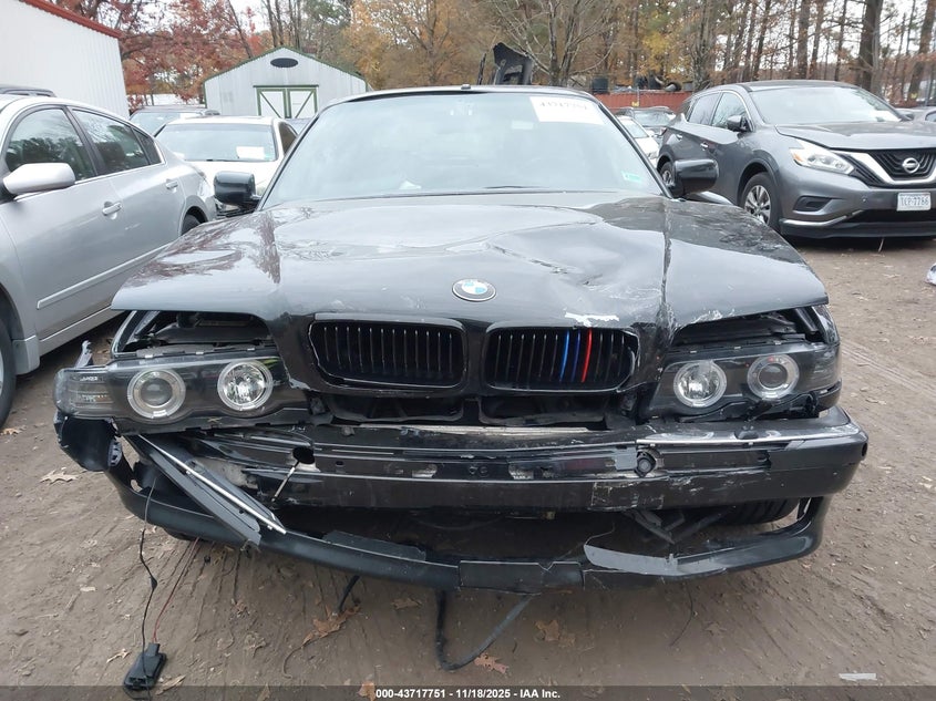 2001 BMW 750Il VIN: WBAGJ03461DD74181 Lot: 43717751