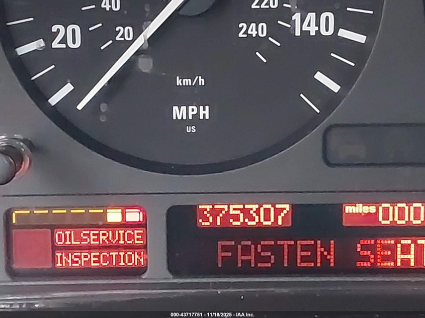 2001 BMW 750Il VIN: WBAGJ03461DD74181 Lot: 43717751