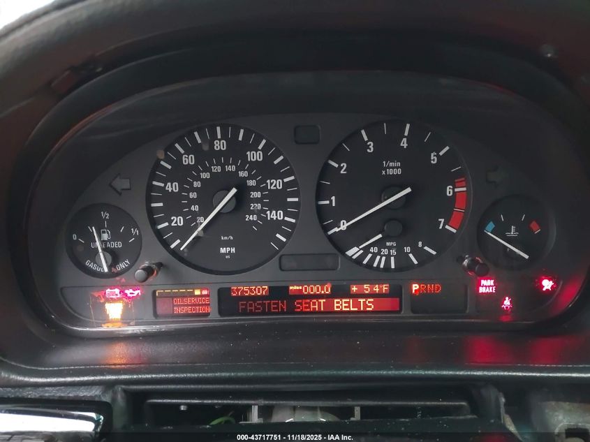 2001 BMW 750Il VIN: WBAGJ03461DD74181 Lot: 43717751