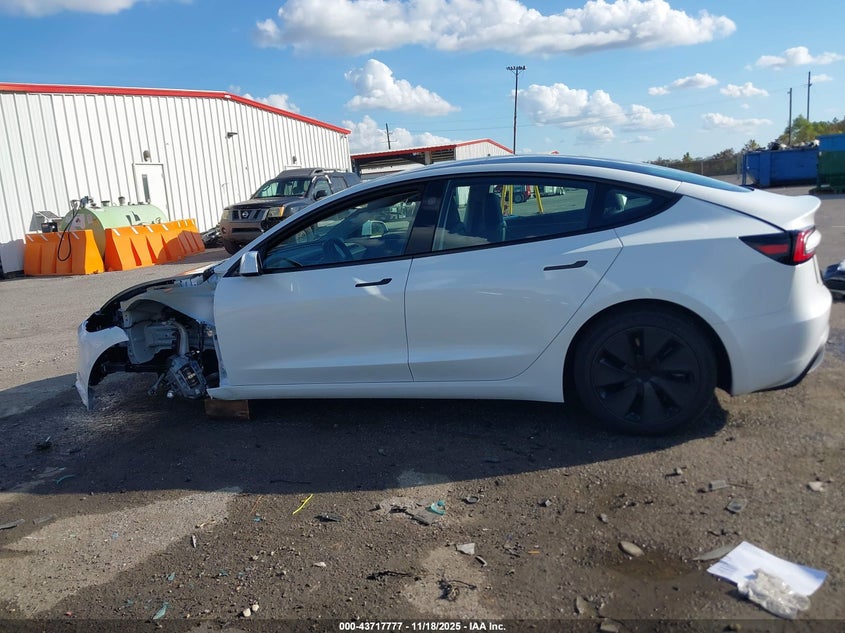 2025 Tesla Model 3 Long Range Rear-Wheel Drive/Standard VIN: 5YJ3E1EAXSF073306 Lot: 43717777