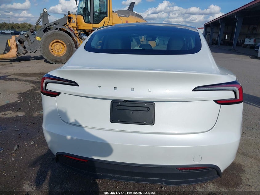 2025 Tesla Model 3 Long Range Rear-Wheel Drive/Standard VIN: 5YJ3E1EAXSF073306 Lot: 43717777