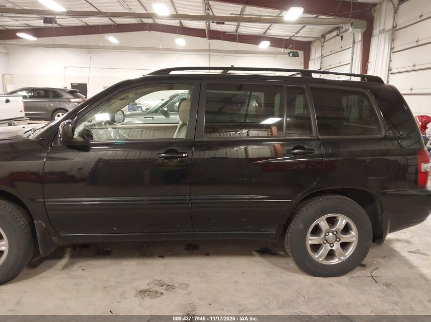 2005 Toyota Highlander V6 VIN: JTEDP21A050077261 Lot: 43717845