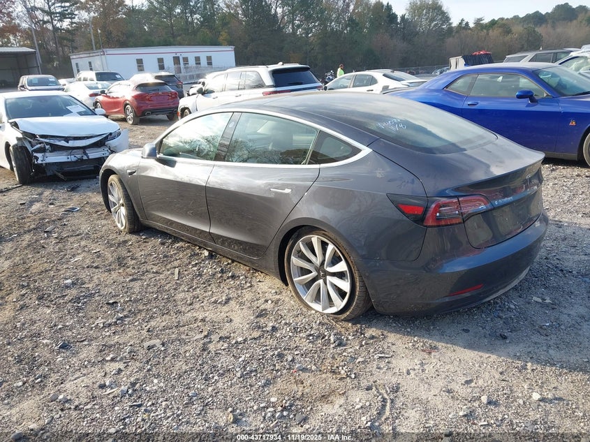 Vin: 5yj3e1ebxjf064077, lot: 44213294, tesla model 3 long range/performance 20183