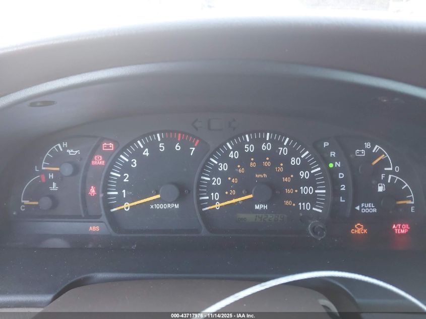 2002 Toyota Tundra Ltd V8 VIN: 5TBBT481X2S326904 Lot: 43717976