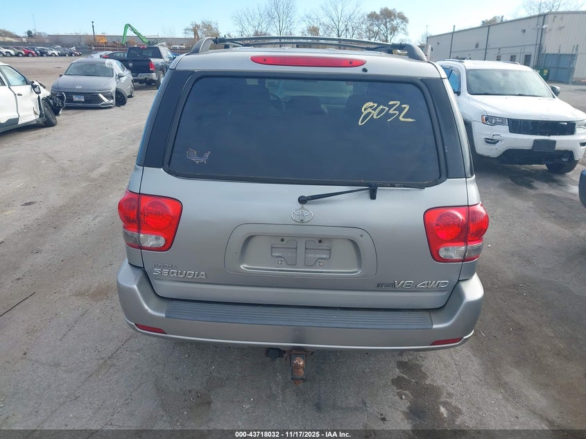 2007 Toyota Sequoia Sr5 V8 VIN: 5TDBT44A17S284174 Lot: 43718032