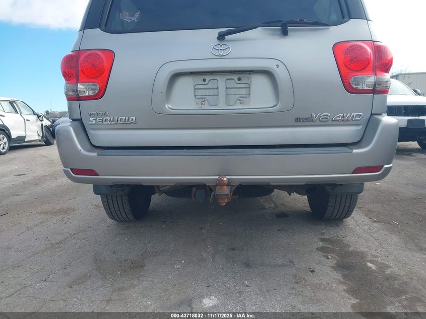 2007 Toyota Sequoia Sr5 V8 VIN: 5TDBT44A17S284174 Lot: 43718032