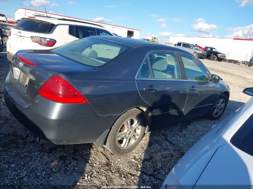 2006 Honda Accord 2.4 Se VIN: 1HGCM56376A145489 Lot: 43718170