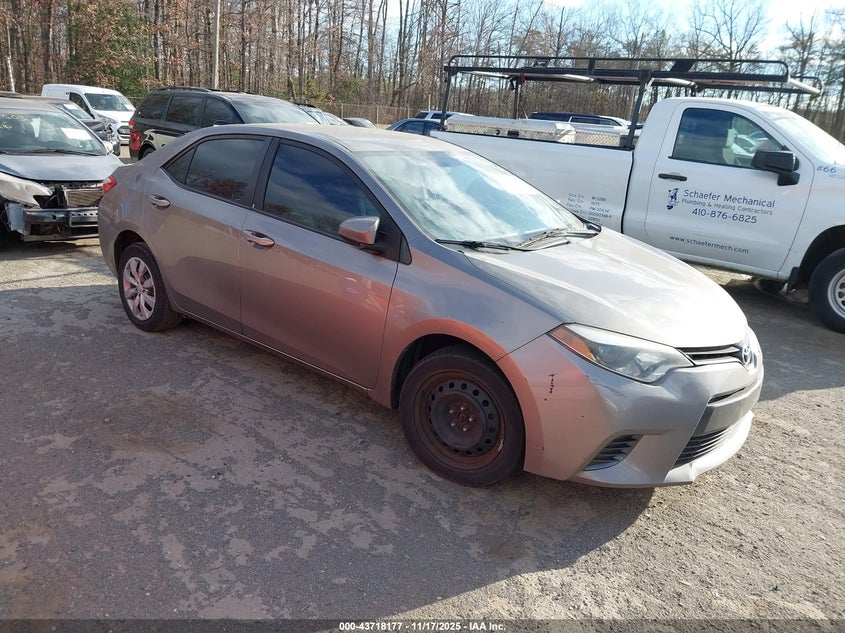 2016 TOYOTA COROLLA LE - 2T1BURHE4GC566437