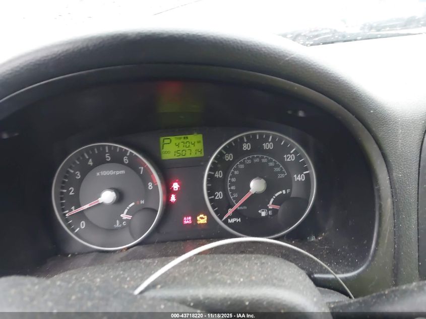 2007 Hyundai Accent Gls VIN: KMHCN46C87U126368 Lot: 43718220