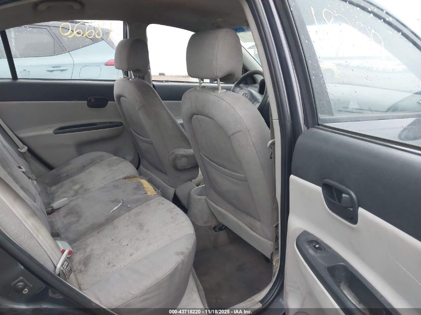 2007 Hyundai Accent Gls VIN: KMHCN46C87U126368 Lot: 43718220