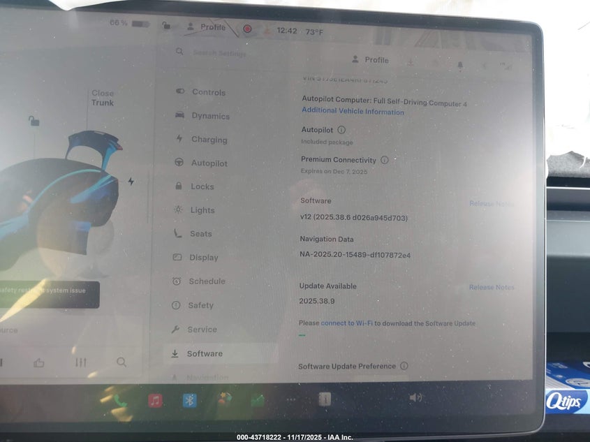 2024 Tesla Model 3 Long Range Dual Motor All-Wheel Drive/Rear-Wheel Drive VIN: 5YJ3E1EA4RF871245 Lot: 43718222