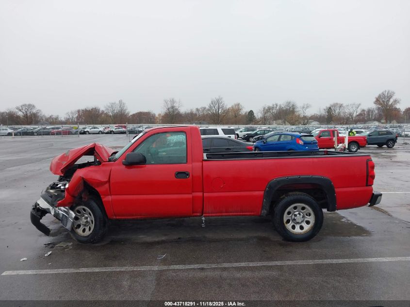 2007 Chevrolet Silverado 1500 Classic Work Truck VIN: 3GCEC14X77G227282 Lot: 43718291