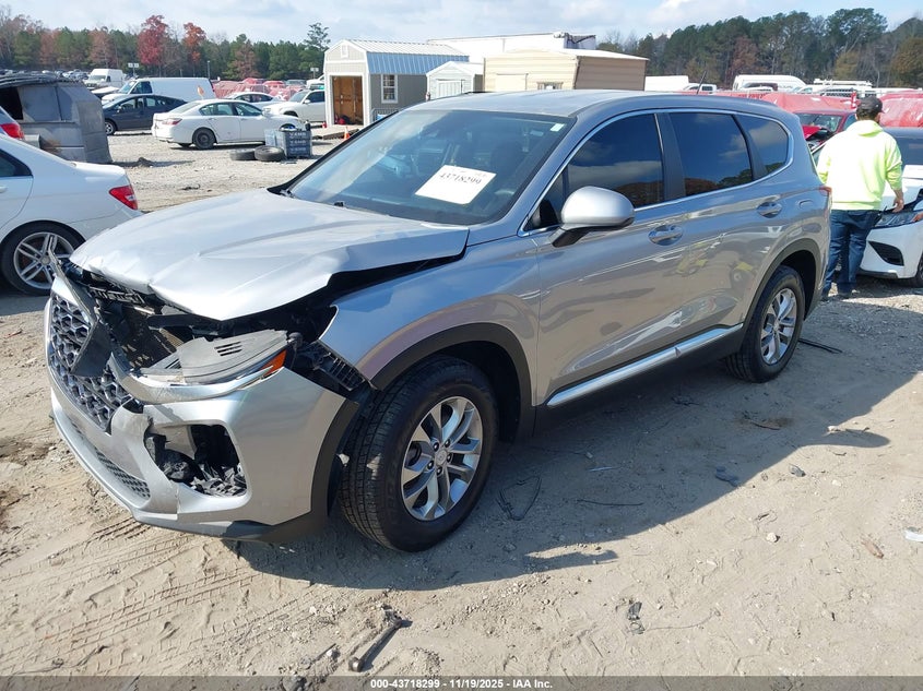 5NMS23AD7LH187635 2020 HYUNDAI SANTA FE photo no. 2