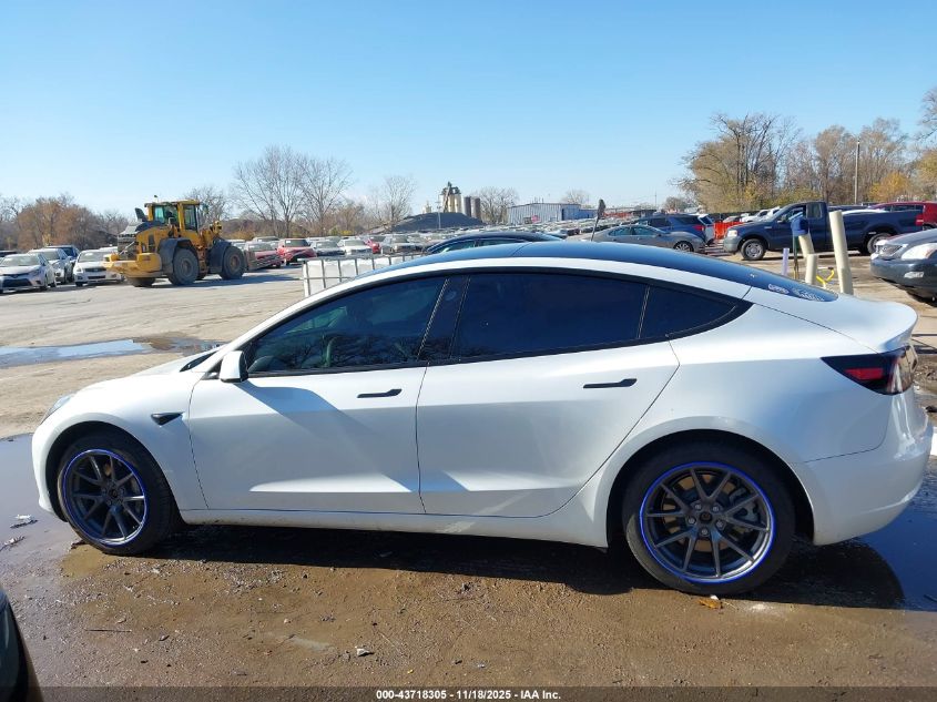 2022 Tesla Model 3 Long Range Dual Motor All-Wheel Drive VIN: 5YJ3E1EB7NF174767 Lot: 43718305