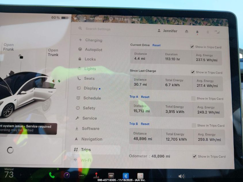 2022 Tesla Model 3 Long Range Dual Motor All-Wheel Drive VIN: 5YJ3E1EB7NF174767 Lot: 43718305