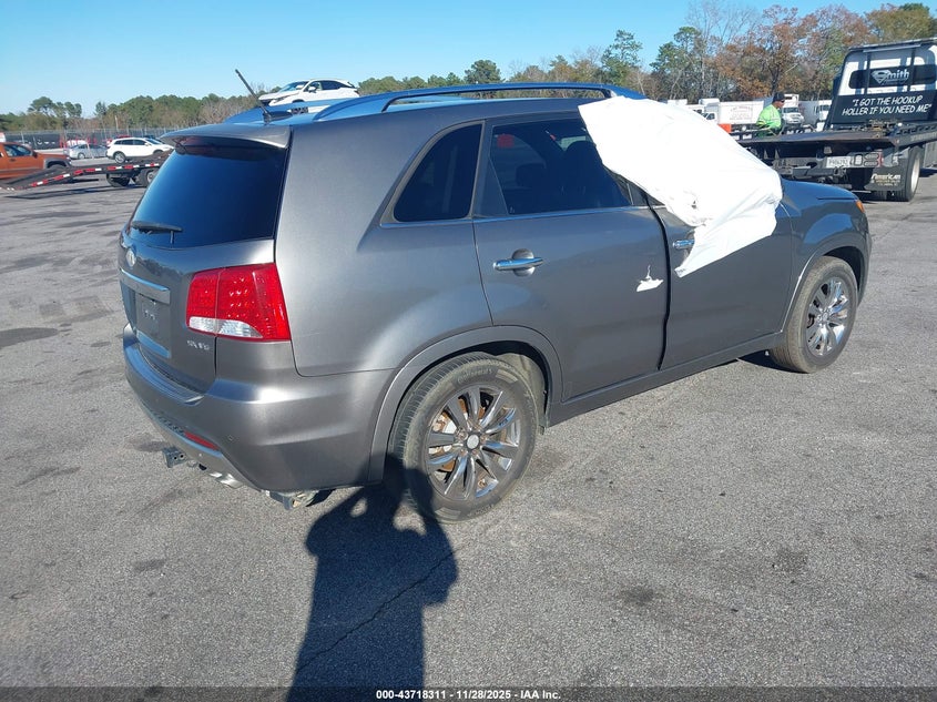 Vin: 5xykw4a26dg362767, lot: 44213672, kia sorento sx 20134