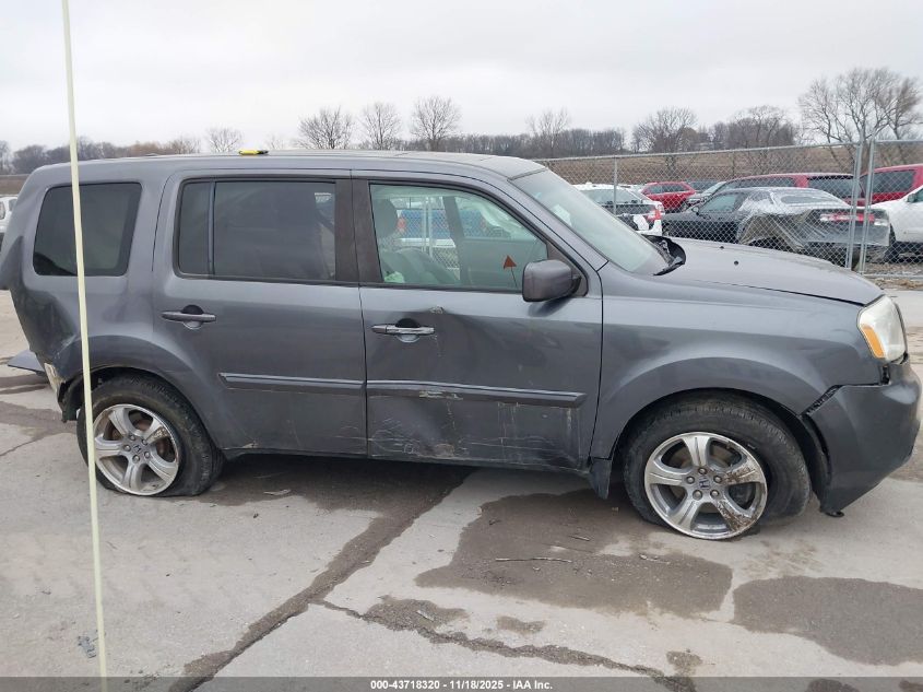 2015 Honda Pilot Ex-L VIN: 5FNYF4H51FB07728 Lot: 43718320