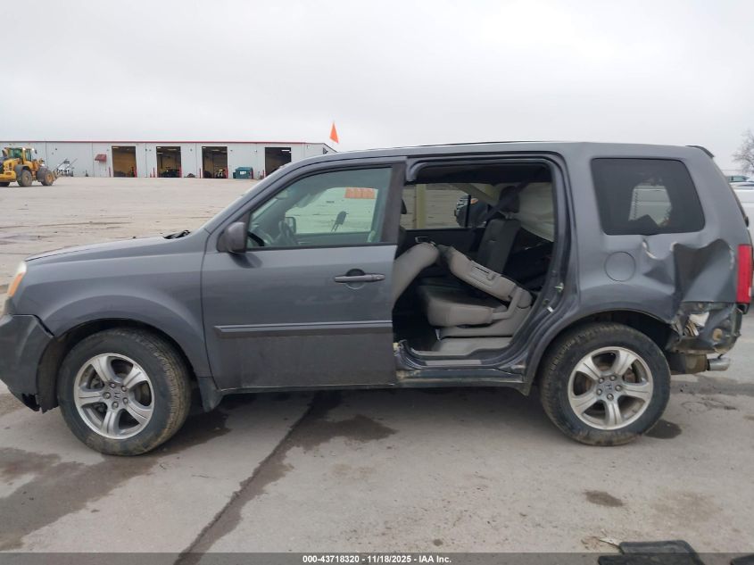 2015 Honda Pilot Ex-L VIN: 5FNYF4H51FB07728 Lot: 43718320