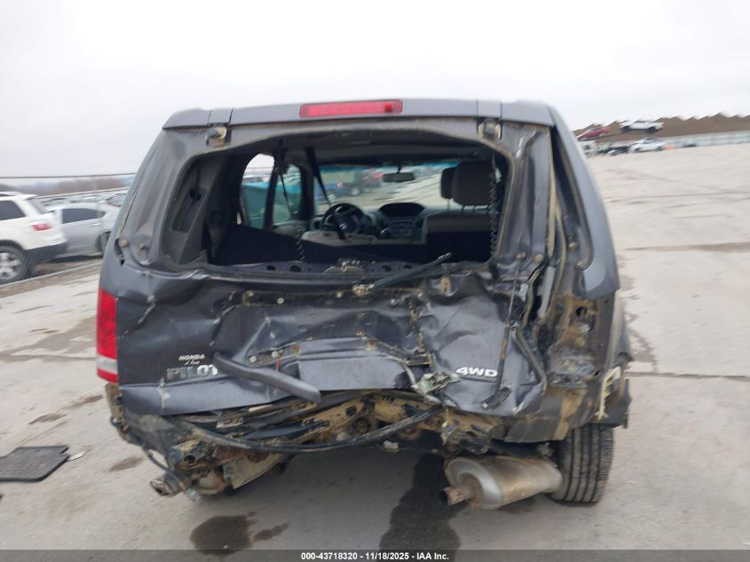 2015 Honda Pilot Ex-L VIN: 5FNYF4H51FB07728 Lot: 43718320