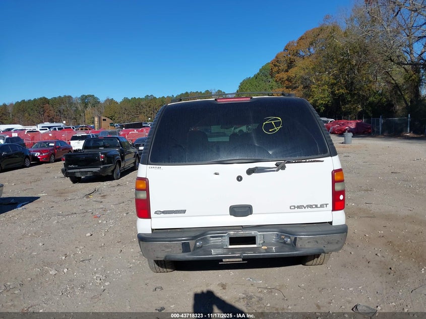 2001 Chevrolet Tahoe Ls VIN: 1GNEC13T51R114072 Lot: 43718323