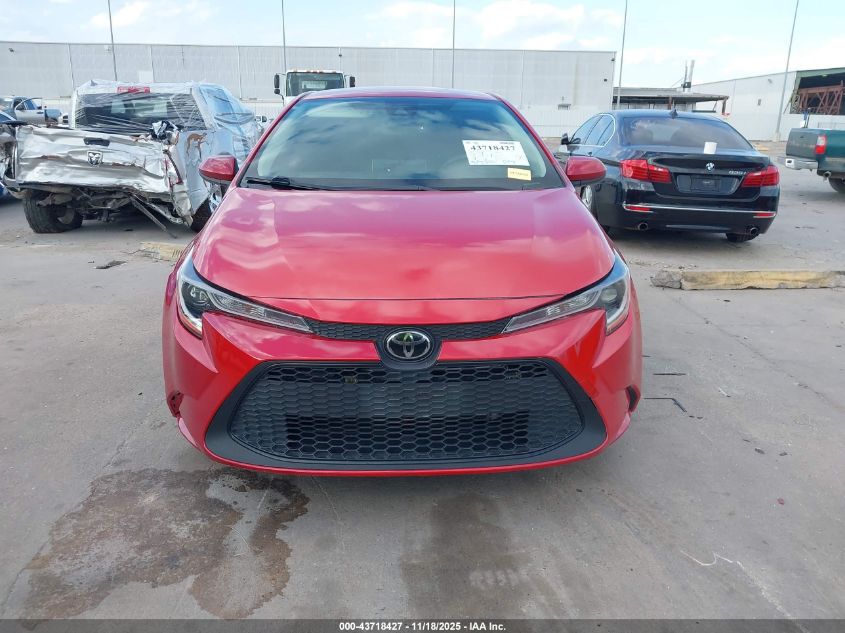 2020 Toyota Corolla Le VIN: JTDEPRAE5LJ099137 Lot: 43718427