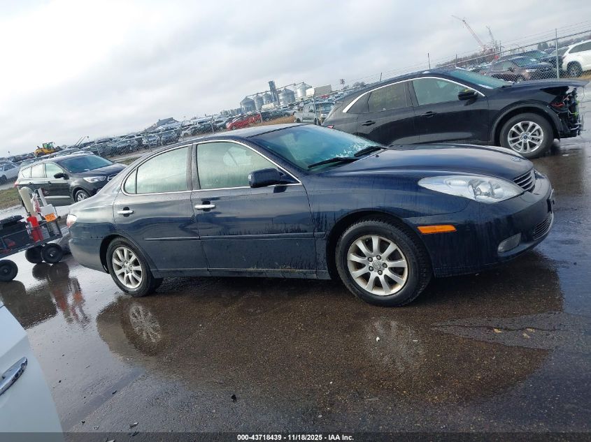 2004 Lexus Es 330 VIN: JTHBA30G145015232 Lot: 43718439