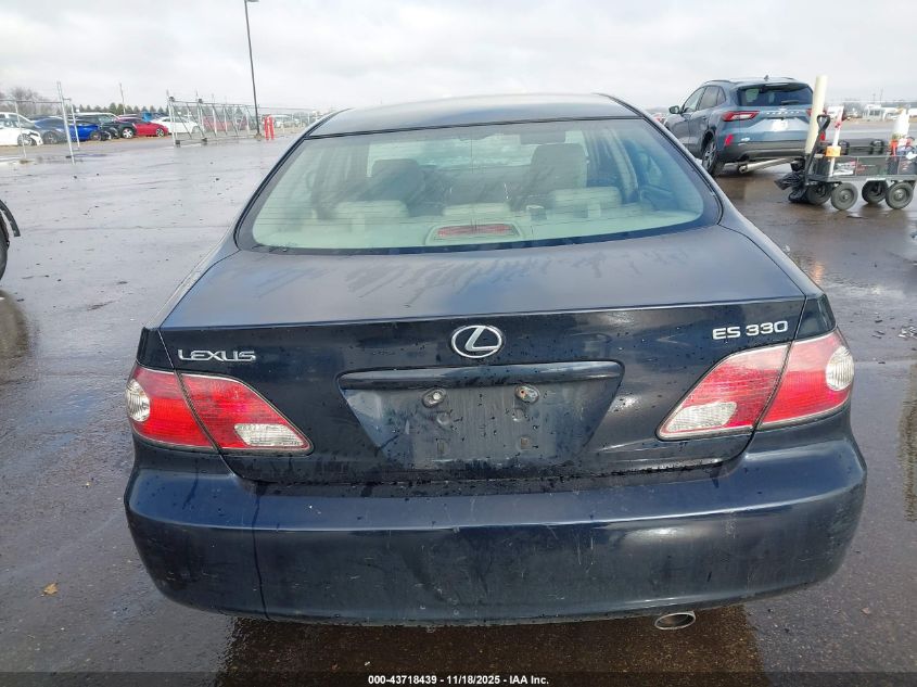 2004 Lexus Es 330 VIN: JTHBA30G145015232 Lot: 43718439