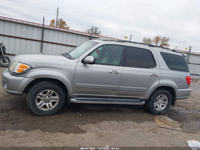 2003 Toyota Sequoia Limited V8 VIN: 5TDZT38AX3S190324 Lot: 43718521