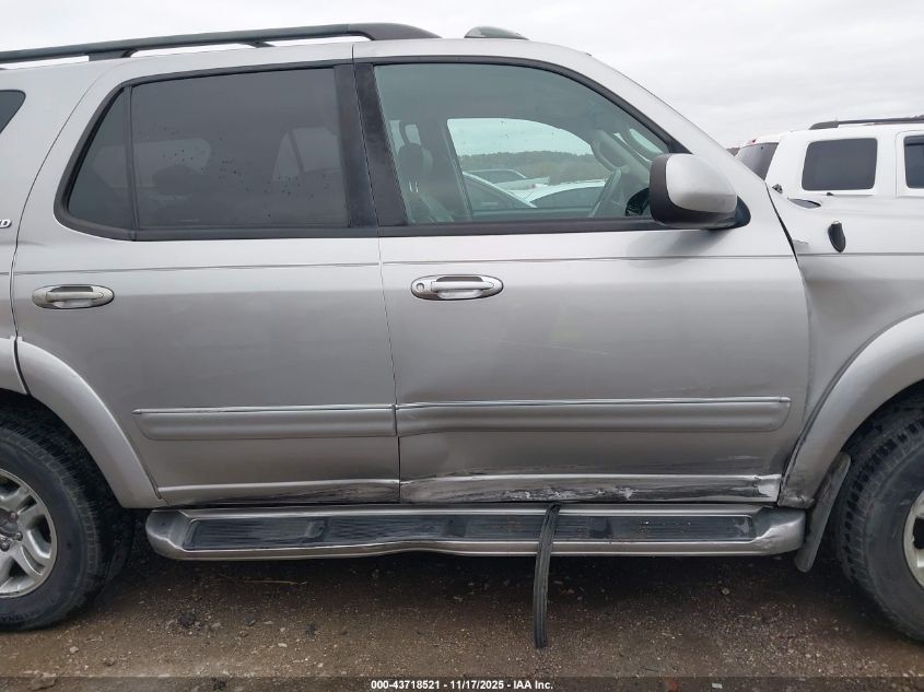 2003 Toyota Sequoia Limited V8 VIN: 5TDZT38AX3S190324 Lot: 43718521