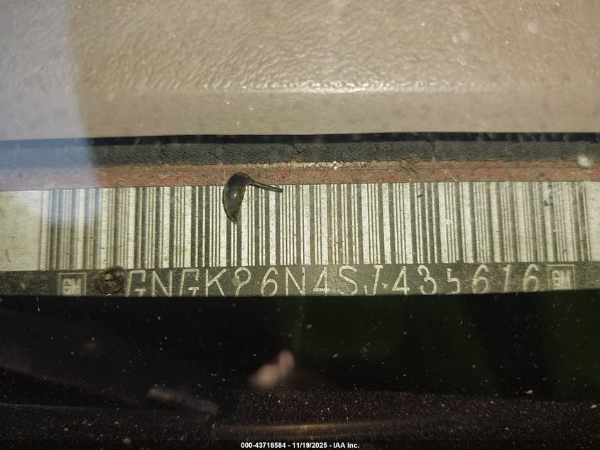 1995 Chevrolet Suburban K2500 VIN: 1GNGK26N4SJ435616 Lot: 43718584