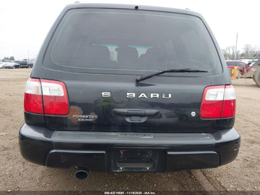 2002 Subaru Forester S VIN: JF1SF65602H722733 Lot: 43718595