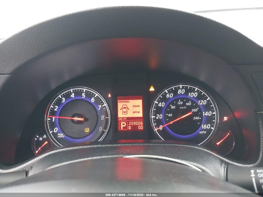 2009 Infiniti G37X VIN: JNKCV61F39M052019 Lot: 43718606