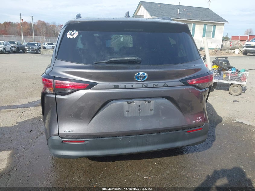2022 Toyota Sienna Le VIN: 5TDBSKFCXNS062042 Lot: 43718629