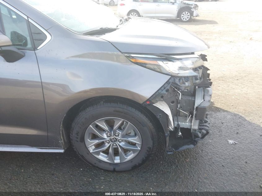 2022 Toyota Sienna Le VIN: 5TDBSKFCXNS062042 Lot: 43718629