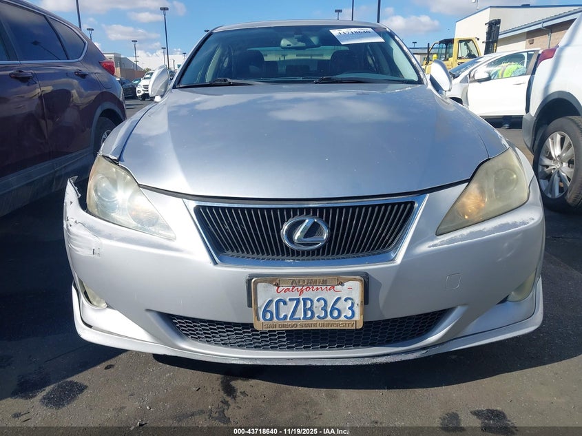 2008 Lexus Is 250 VIN: JTHBK262182062223 Lot: 43718640