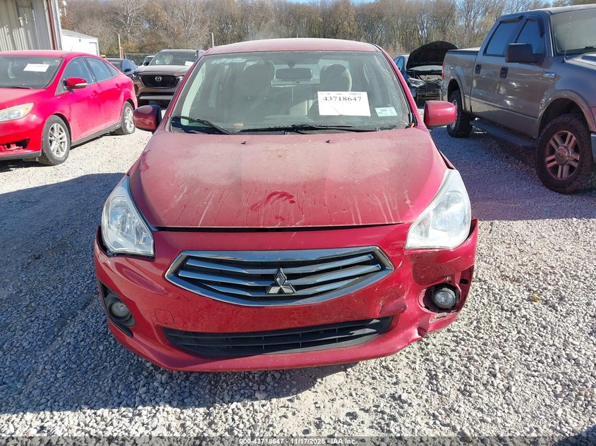 2018 Mitsubishi Mirage G4 Es VIN: ML32F3FJ1JHF08916 Lot: 43718647