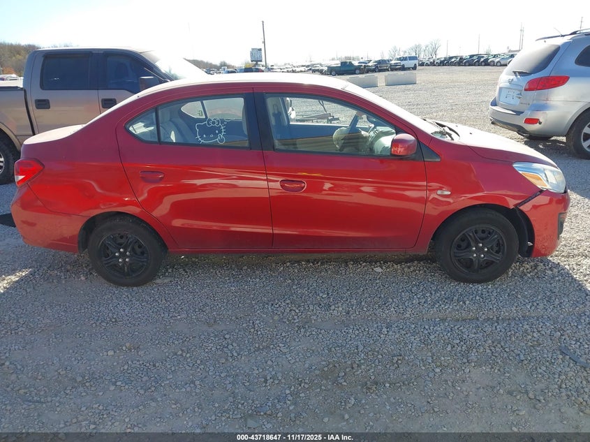 2018 Mitsubishi Mirage G4 Es VIN: ML32F3FJ1JHF08916 Lot: 43718647