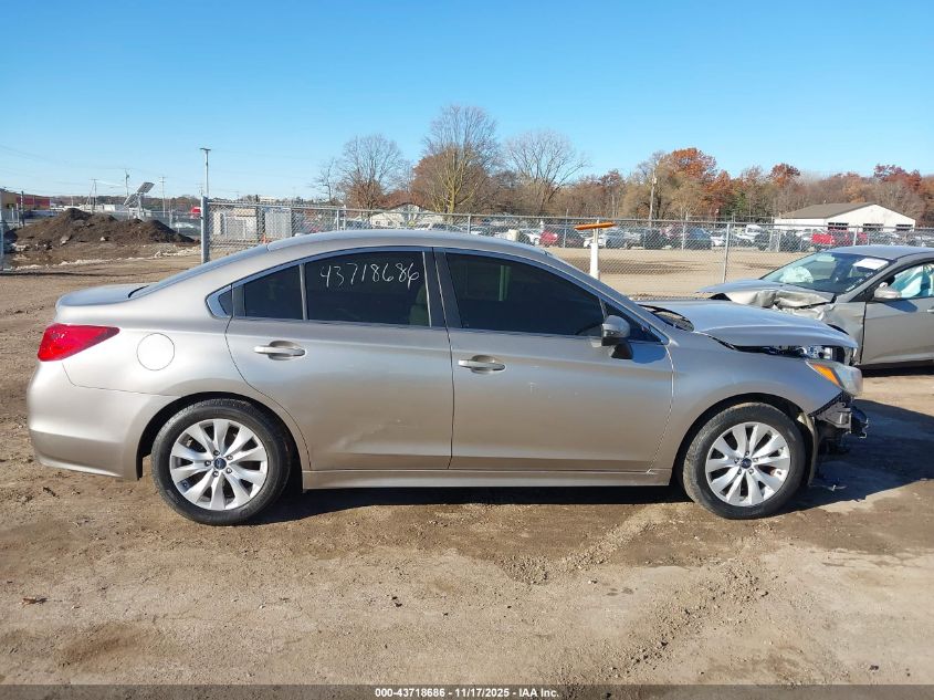 2015 Subaru Legacy 2.5I Premium VIN: 4S3BNBF66F3039488 Lot: 43718686