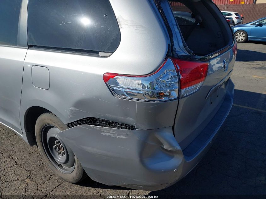 2014 Toyota Sienna Xle V6 8 Passenger VIN: 5TDYK3DC6ES453174 Lot: 43718727