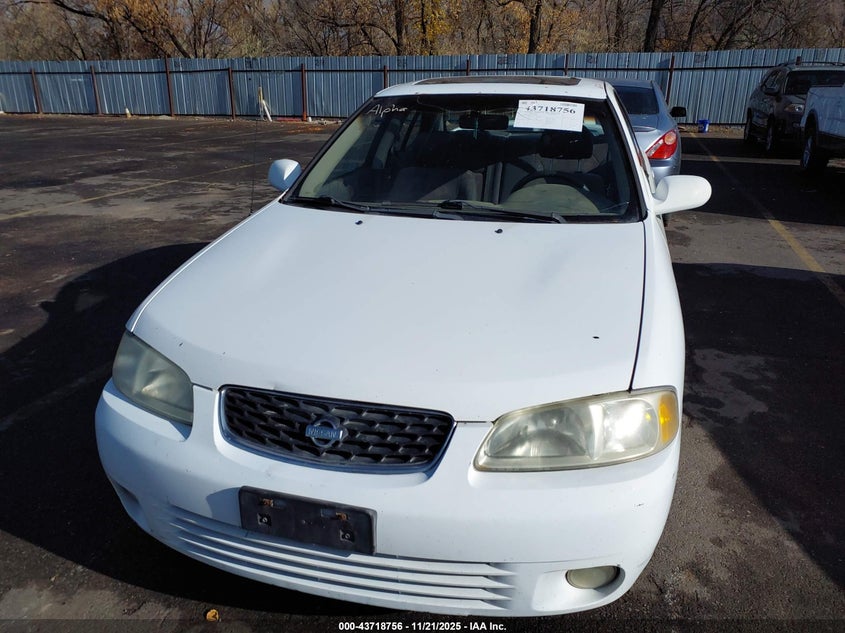 2001 Nissan Sentra Se VIN: 3N1BB51D81L121898 Lot: 43718756