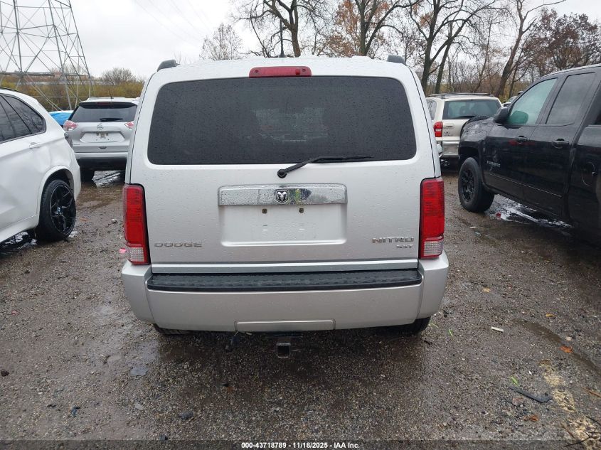 2010 Dodge Nitro Sxt VIN: 1D4PU5GK9AW113681 Lot: 43718789