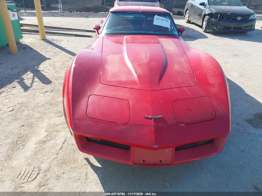 1981 Chevrolet Corvette VIN: 1G1AY876XBS403604 Lot: 43718790