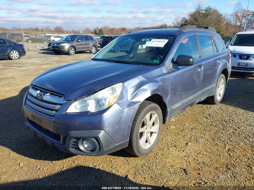 4S4BRBAC4E3287055 2014 SUBARU OUTBACK photo no. 2