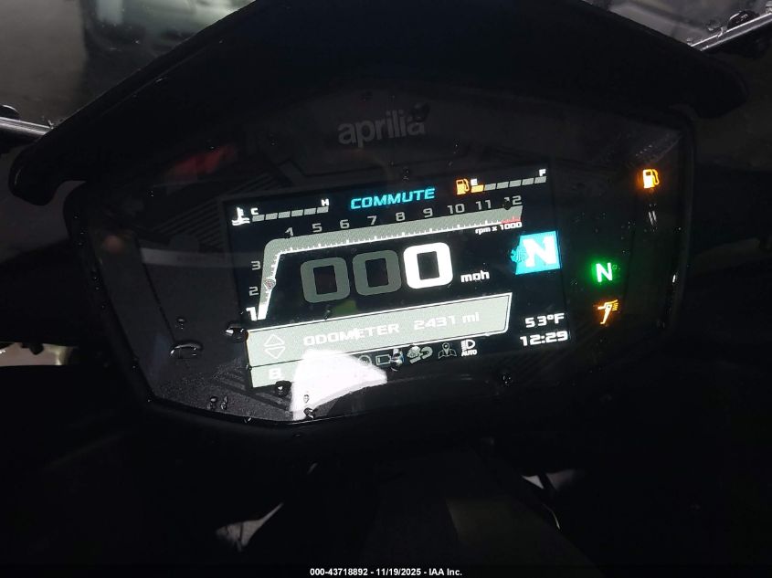 2024 Aprilia Rs 660 Extrema VIN: ZD4KSUR00RS000180 Lot: 43718892