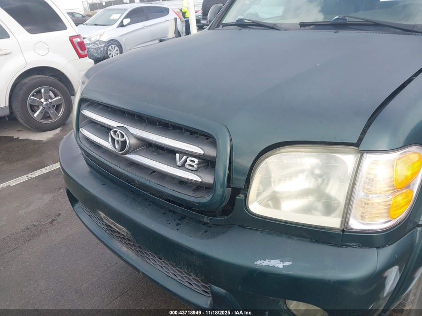 2002 Toyota Sequoia Limited V8 VIN: 5TDZT38AX2S064916 Lot: 43718949