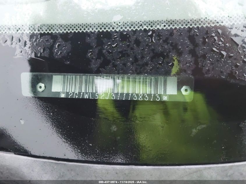 2001 Chevrolet Lumina VIN: 2G1WL52J311138313 Lot: 43718974